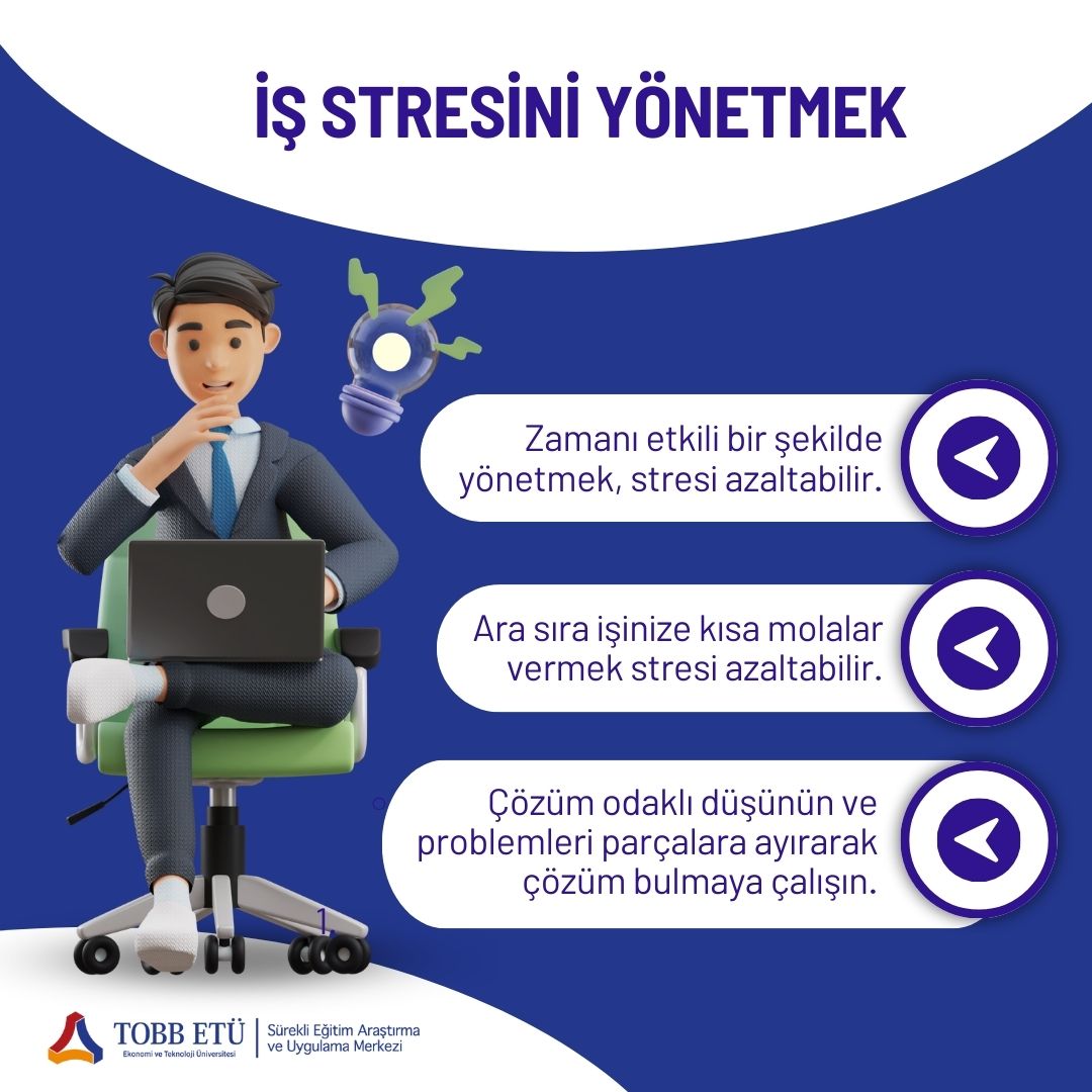 İş Stresini Yönetmek
📷sem@etu.edu.tr
📷 (312) 292 41 02 / 42 02 / 42 03
#tobbetusem #eğitim #gelişim #kişiselgelişim #kurumsaleğitim #uzaktaneğitim #onlineeğitim #kariyer #sertifikaprogramları #sertifikalıeğitim #kariyerdanışmanlığı #sertifikaprogramı #kariyerplanlama