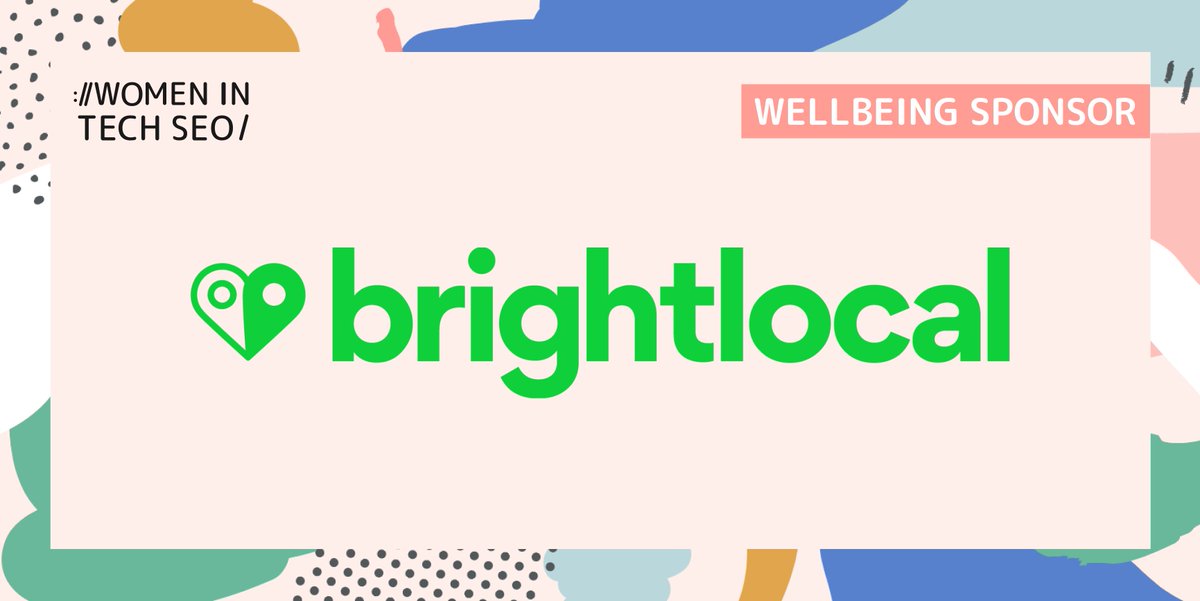 techseowomen's tweet photo. Welcome on board to our latest #WTSFest London sponsor: @brightlocal

This is the third time the team partner up with us!

As our Wellbeing Ambassador, they'll fund all of our well-being initiatives to ensure the comfort and safety of our attendees.

---
https://t.co/Rk7P2csVXm https://t.co/5ySTl7GpLj