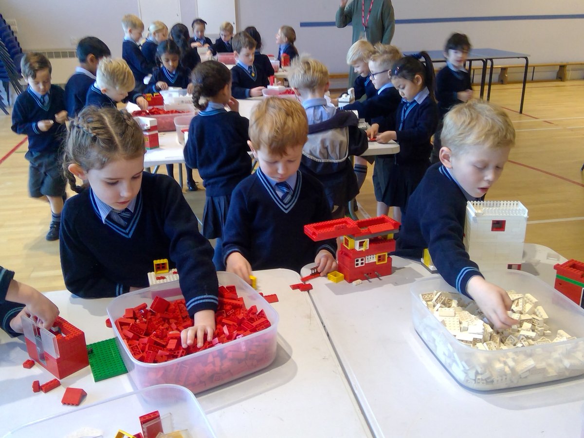 Year 1 were visited by <a href="/c_b_workshops/">Creative Builders</a> on Friday and spent a happy morning creating a model Lego city.

Pupils were taught about the building process, discussing features such as materials, design and engineering and thought about different parts and features of a house. 

Year 1