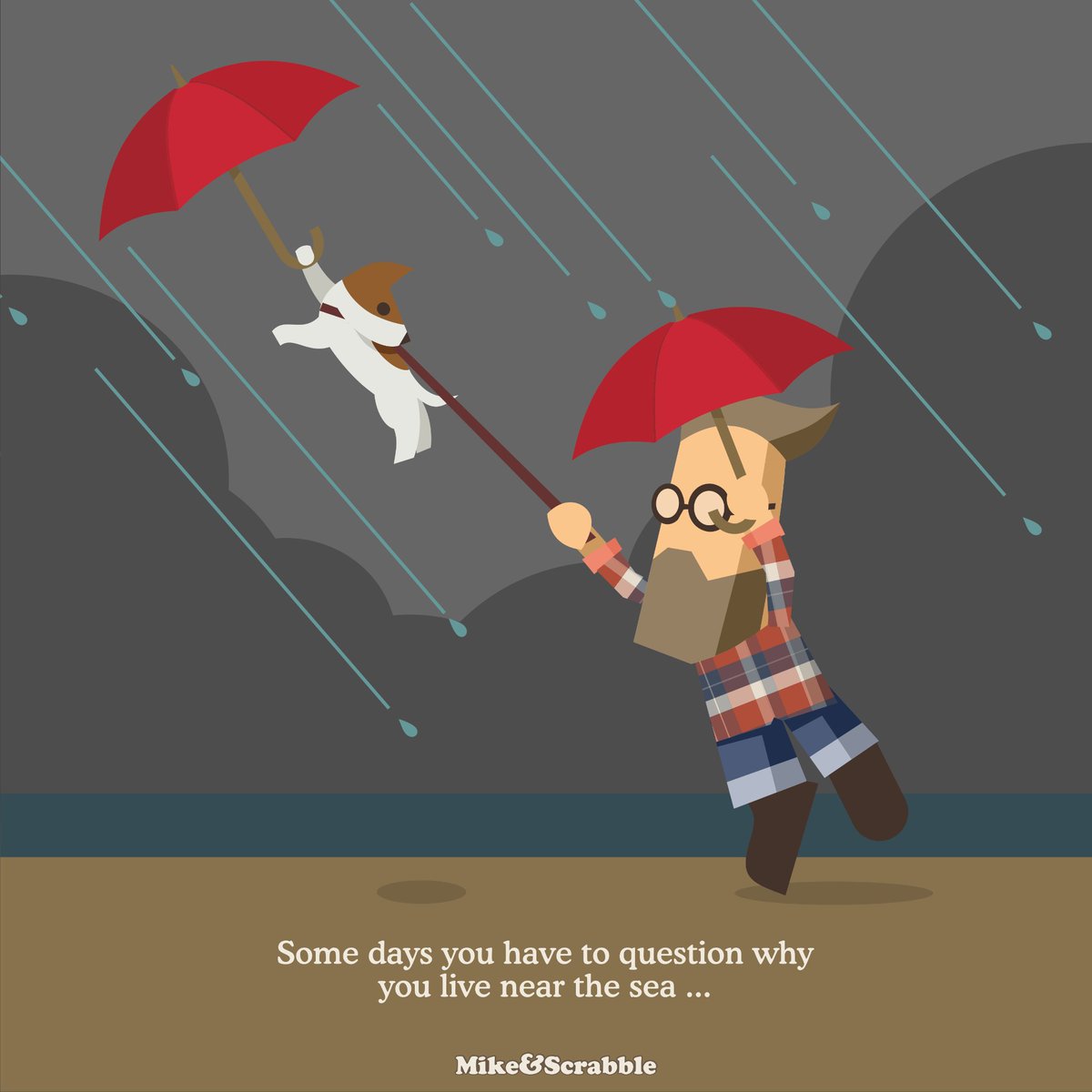 Some days you have to question why you live by the sea...

Be careful during #stormIsha