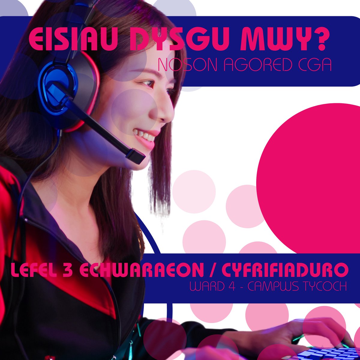 GCDevStudios's tweet photo. Eisiau dysgu mwy am sut y bydd Stiwdio Datblygu Coleg Gŵyr yn cydweithio o fewn Coleg Gŵyr o fis Medi 2024? Ymunwch â ni yn Noson Agored GCS ar Gampws Tycoch 5pm – 7.30pm ochr yn ochr â thimau BTEC Cyfrifiadura ac EChwaraeon Lefel 3. #addysgbellach #addysgbellach #echwaraeon https://t.co/QXoYX55cCw