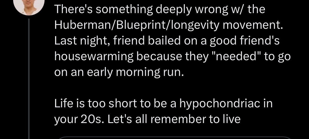 Sick societal irony

If you go sober n turn down parties, drinking events n general boozing socializing.

You get “you need to live, don’t be a hermit, don’t you care about us?” 

Aka your bad and being OCD

If you ask the same people to go run with you, attend a seminar, help