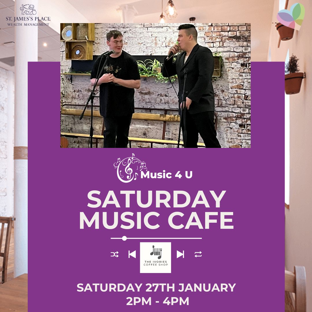Our revamped Music Cafe will resume THIS SATURDAY the 27th of January between 2pm and 4pm in The Ivories Coffee Shop! 📅 Saturday 27th Saturday ⏰ 2pm - 4pm 📍 The Ivories Coffee Shop, The Courtyard, Clarence St, Aberdeen AB11 5BH