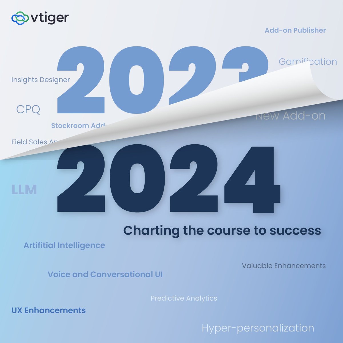 vtigercrm's tweet image. Here&apos;s a sneak peek into Vtiger&apos;s 2023 milestones, Gartner recognition, and a glimpse of what&apos;s in store for 2024. 🚀

Join us in crafting a CRM tailored to your needs.  Dive into the blog for more 👉 bit.ly/48KQBUm

#VtigerCRM #CRM #CRMSolution #2024Roadmap