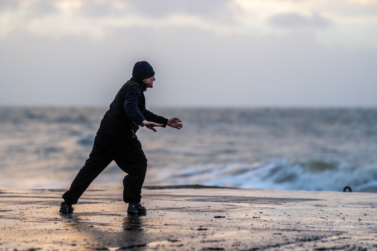 Petit matin de janvier en #PresquiledeRhuys #Bretagne #Morbihan #LumiereduMatin #LumieredeJanvier #Taichi