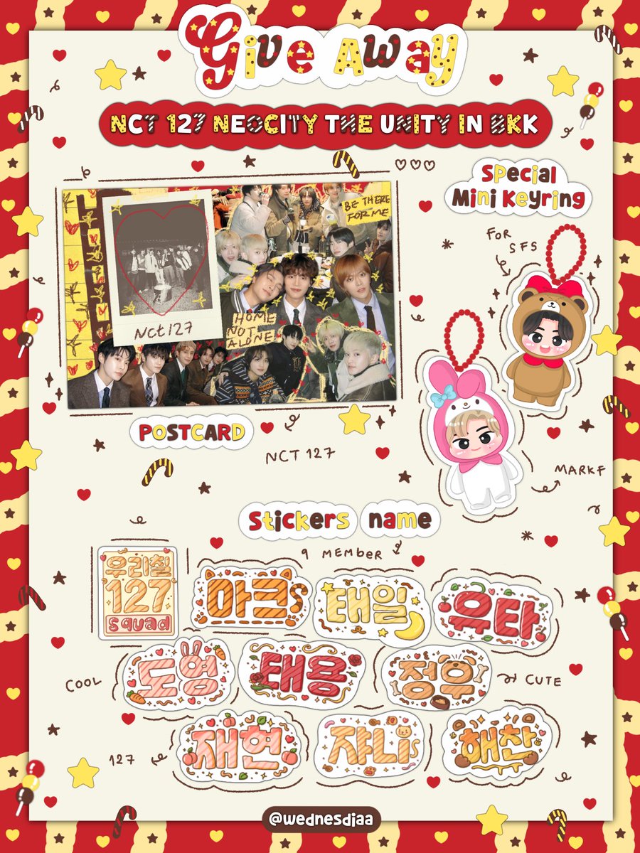 wednesdiaa's tweet photo. 𐙚 pls kindly rt 𐙚

*+: giveaway : the unity in bkk :+*

☆ date : 27 Jan
☆ location: thammasat stadium
☆ time : tba

rt &amp; show this tweet

#NCT127_NEOCITY_THE_UNITYinBKK https://t.co/DVXIO9t2hI