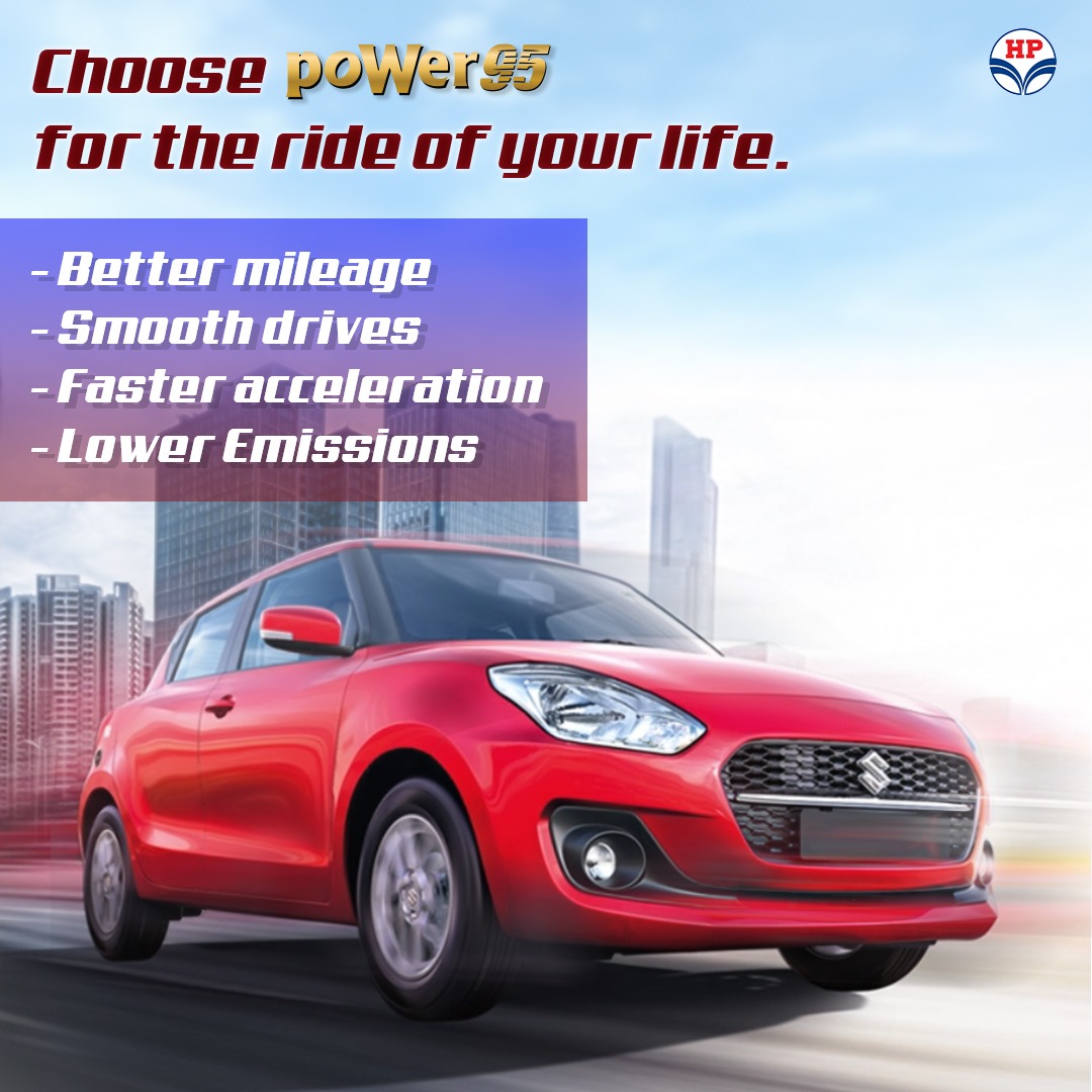 Experience your car s true potential with poWer 95, crafted for smoother drives, swift acceleration, and enhanced mileage. Elevate performance and champion sustainability with lower emissions for a greener journey Experience your car s true potential with poWer 95, crafted for smoother drives, swift acceleration, and enhanced mileage