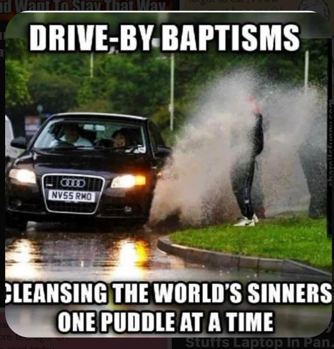 Well…the snow is over and now the rain is coming all week. Now, get out and do your part folks 😂
#Doogsmind
#rainyday
#baptism