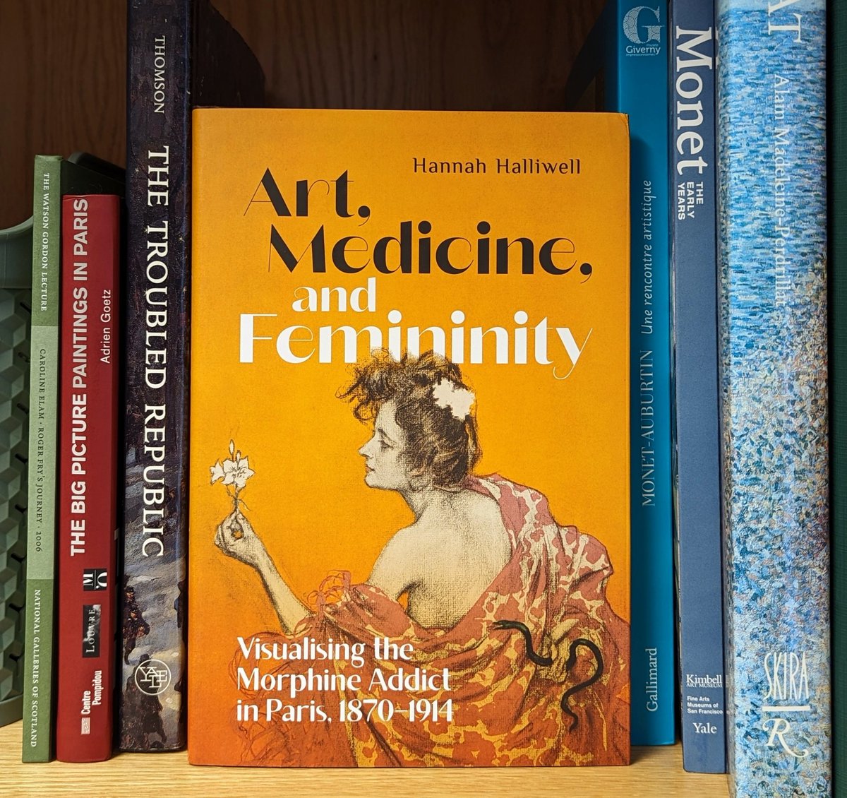 Dr Hannah Halliwell (@hanhalliwell) on Twitter photo My book is officially out!!!!
I can't believe I am putting my own book on my bookshelf 😭
'Art, Medicine, and Femininity: Visualising the Morphine Addict in Paris, 1870-1914' <a href="/McGillQueensUP/">McGill-Queen's University Press</a>
✨You can get a cheeky 30% off with the code MQF2✨
mqup.ca/art--medicine-… My book is officially out!!!!
I can't believe I am putting my own book on my bookshelf 😭
'Art, Medicine, and Femininity: Visualising the Morphine Addict in Paris, 1870-1914' <a href="/McGillQueensUP/">McGill-Queen's University Press</a>
✨You can get a cheeky 30% off with the code MQF2✨
mqup.ca/art--medicine-…