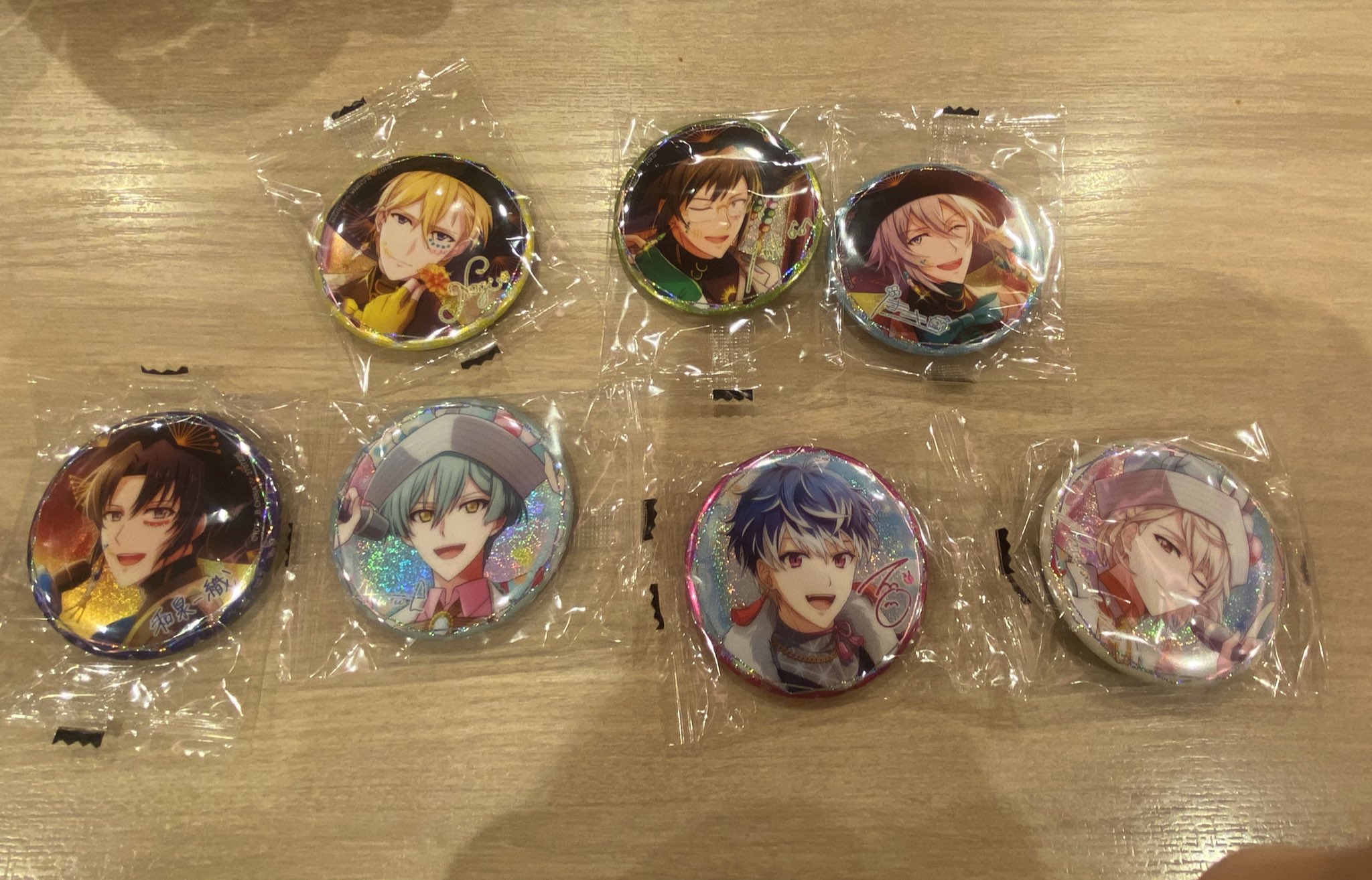 アイナナ　虎於　マリマリ　缶バッジ アイナナ 虎於 マリマリ ハート缶バッジ 44個 アイドリッシュ