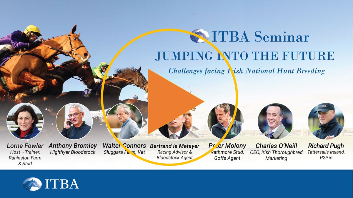 Missed the ITBA NH Seminar?? Watch back the recording to hear all the discussion from the expert panel 💭polarisation of stallions 📝earlier sales & racing programmes 🗨️influence of French-bred horses 📺Watch now: shorturl.at/pEJPU #nationalhunt #workingforirishbreeders