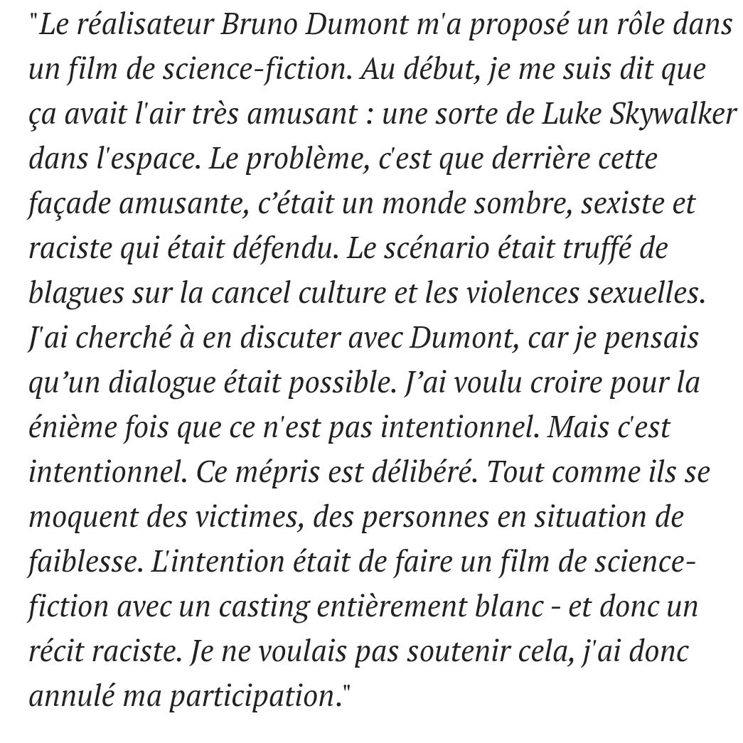 Faulknerland's tweet photo. vous avez tous oublié qu'Adèle Haenel parlait de ce film https://t.co/iDCEEd8FBW