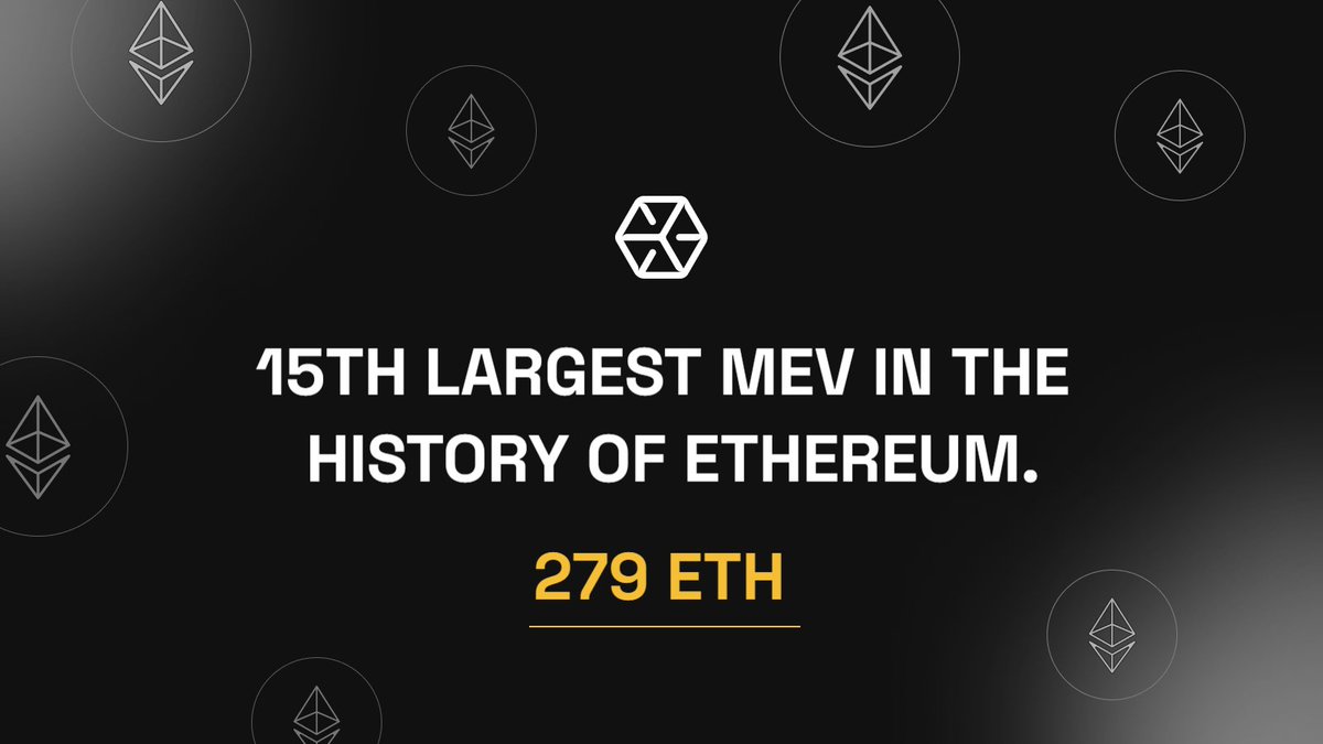everstake_pool's tweet photo. 1/2 One of our ETH validators, on behalf of @LidoFinance stakers, has got the 3rd biggest MEV for @bloXrouteLabs relay and the 15th largest MEV in the history of Ethereum!
https://t.co/xqn8xSgRFT https://t.co/K6wjdemYPI