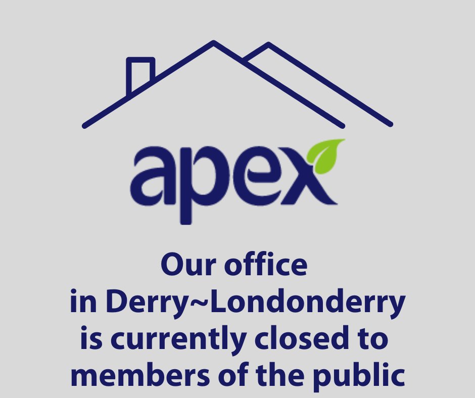 ⚠️ Our office in #Derry #Londonderry is currently closed to the public as a result of damage caused by #StormIsha. Butcher Street is currently closed to traffic and pedestrians. We will update with further information as soon as possible. 📞 Call 028 7130 4800 for any queries.