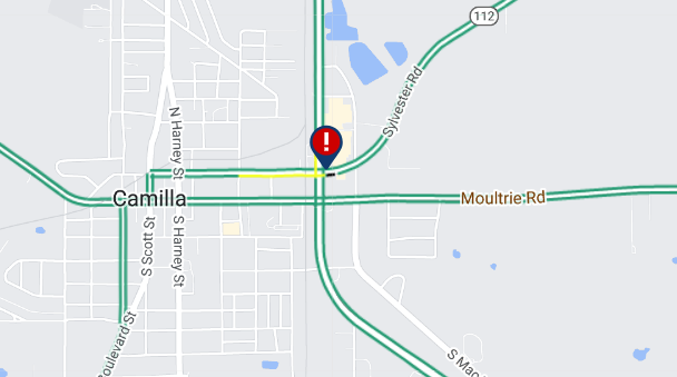 511Georgia's tweet photo. MITCHELL CO. - All lanes blocked on SR 3 in both directions at E Oakland Ave. (mm 13.64) due to a crash. Expect delays and seek alt. routes. #MitchellCounty 

Est. clear time: 8:30 am 

Check https://t.co/uwTGYOHMp3 for updates: https://t.co/BheeULIVIp https://t.co/L92ZujBbom