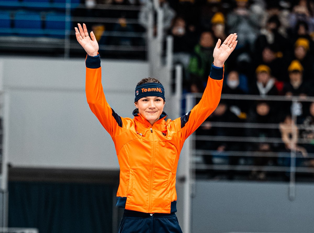 Angel Daleman heeft maandag haar eerste gouden medaille gepakt op de Winter Youth Olympics in Gangwon (Zuid-Korea). De tiener was op de 500 meter van de langebaan ruim de snelste in het veld van 32 deelnemers.
>>schaatsen.nl/nieuws/2024/ja…