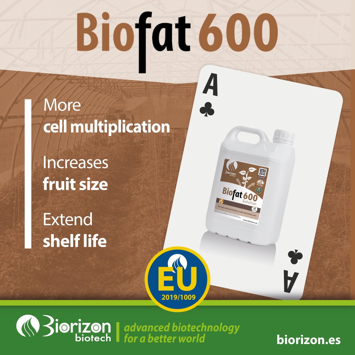 The European Certification places Biorizon Biotech among the world's leading companies. Biofat 600 is another biostimulant with European Certification. #sustainableagriculture #circulareconomy #microalgae #europeancertification #guaranteedtraceability #productionefficiency