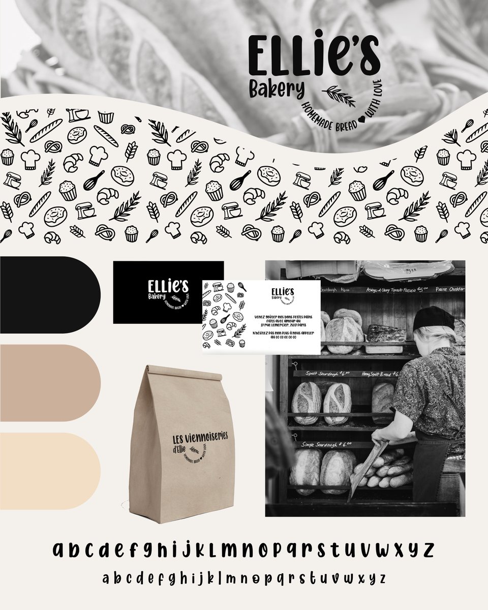 _LighthouseStud's tweet photo. J’ai travaillé sur l’identité visuelle de Ellie’s Bakery, une #boulangerie où tout est cuisiné sur place avec des produits #biologiques et de qualité 🥖 Je vous explique mes choix ici : https://t.co/v0dwzvU3Qm

Alors, cette #identitévisuelle, vous aimez ? 🤗 https://t.co/btCRxGXpcE