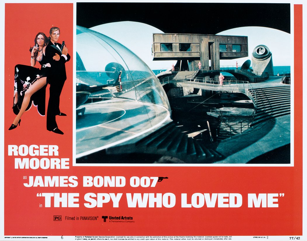 007's tweet photo. Lobby cards designed by Bob Peak using film stills, seen in cinemas to support the release of THE SPY WHO LOVED ME in 1977. https://t.co/qpyceszJ8M