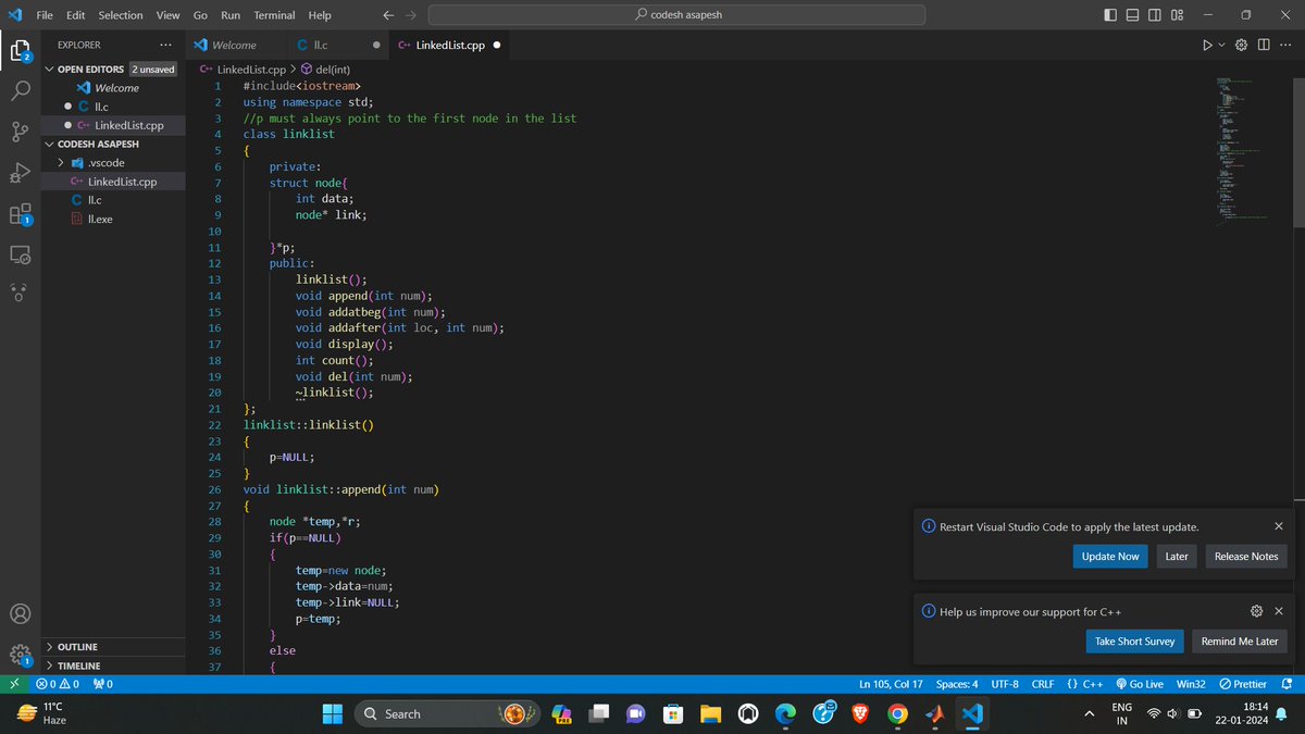 camstoastie's tweet image. teaching linked list to a bunch of freshies in the library #goodfeeling