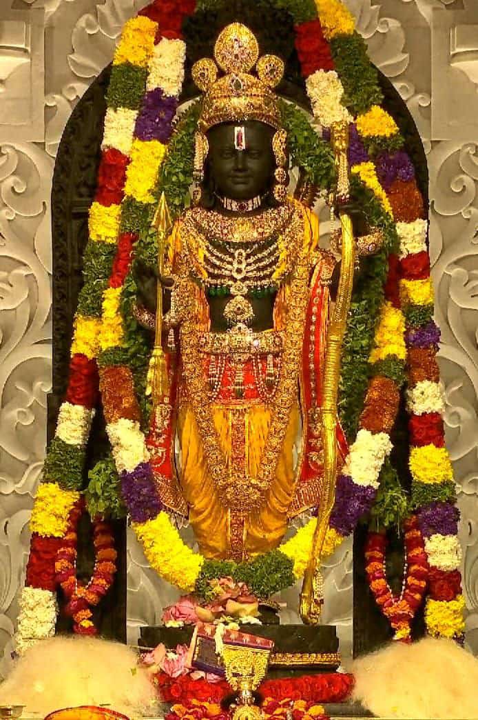 Angela08461893's tweet photo. Historical movement for India 
The day all will remember today
Jai shree Ram🚩❤️#RamMandirPranPrathistha #JaiShreeRaam https://t.co/6LwHZ5dCwY