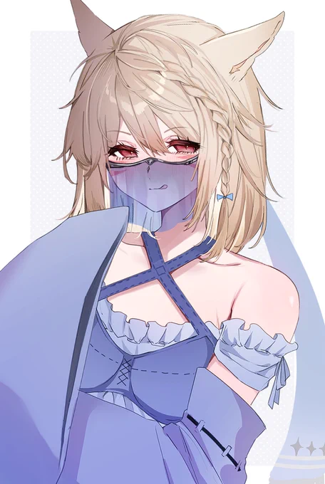 フェイスベール好き〜!!!!  #FF14