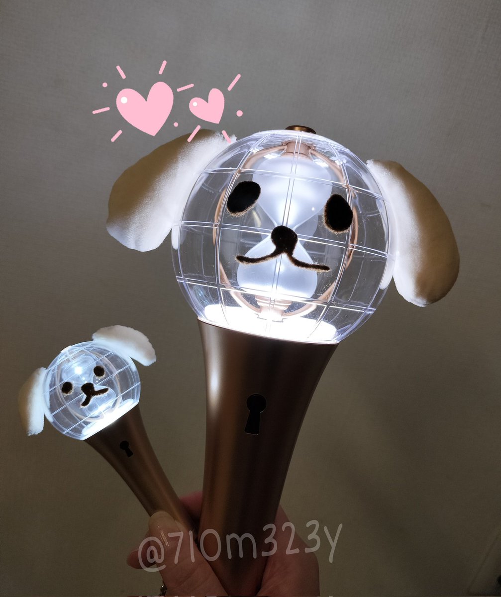710m323y's tweet photo. みんな可愛いꔛの作ってる☛☚
よし 私もー!!って思って   
mitoうさぎ可愛いいな…くまさんも可愛いな…  でもかぶせるタイプどう作ったらいいのか分からず😂 
プドンイ🔦になりました😂
キーリングもオソロ🐶🫶💗

 #ライティニ#プドンイ#ATEEZ https://t.co/DIKMsrlo0X