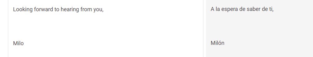 Now please call me Milón! Haha