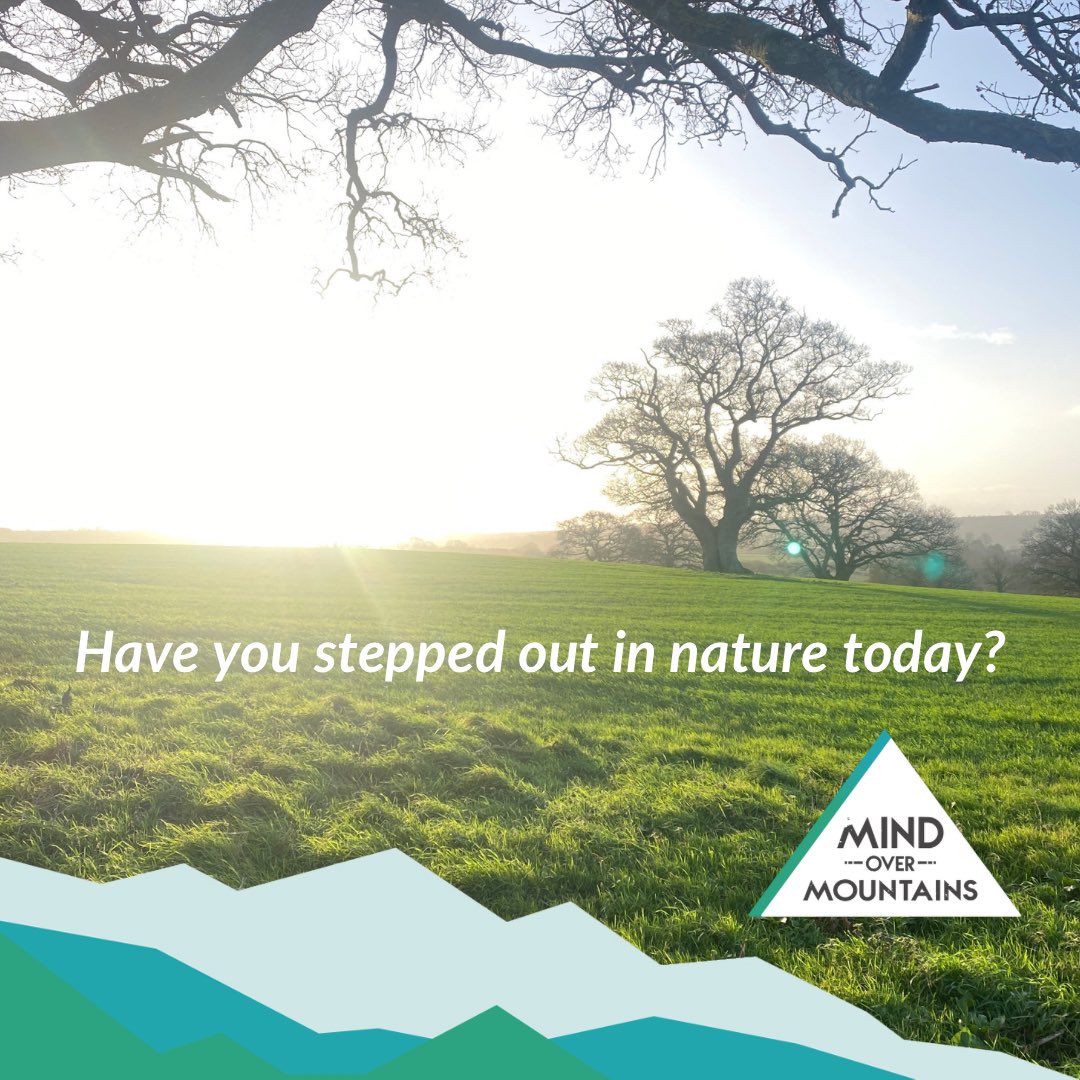 MindOMountains's tweet image. A gentle reminder. 

Some days it can be hard, we know. But even just a few steps outside and time breathing fresh air can make a huge difference to your mental wellness 💚

#stepoutside #anxietyrecovery #depressionrelief #griefsupport #workstressrelief #burnoutrecovery