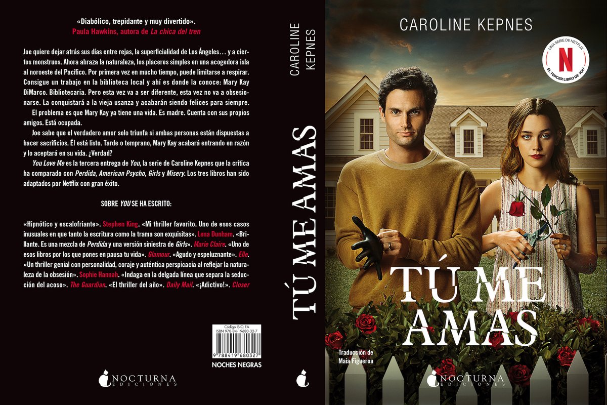 NocturnaEd's tweet photo. ¡Ya a la venta #You3: #TúMeAmas, de @CarolineKepnes! 🔥
➡️ https://t.co/yGE8vbIO4m https://t.co/hlQavAJ2Wg