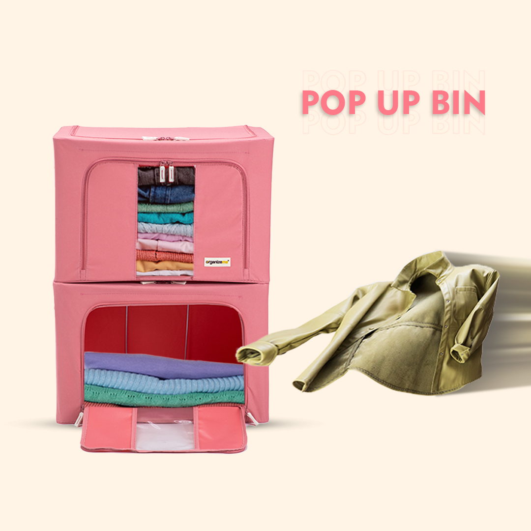 Quick storage fix, lasting impact — Pop-Up Bins with a strong handle and quality fabric. Shop Now Link in BIO #PopUpBins #StorageSolution #OrganizeWithEase #QualityFabric #DeclutterYourSpace #FoldableStorage #HomeOrganization #StorageEssentials #QuickStorage #StylishOrganizing