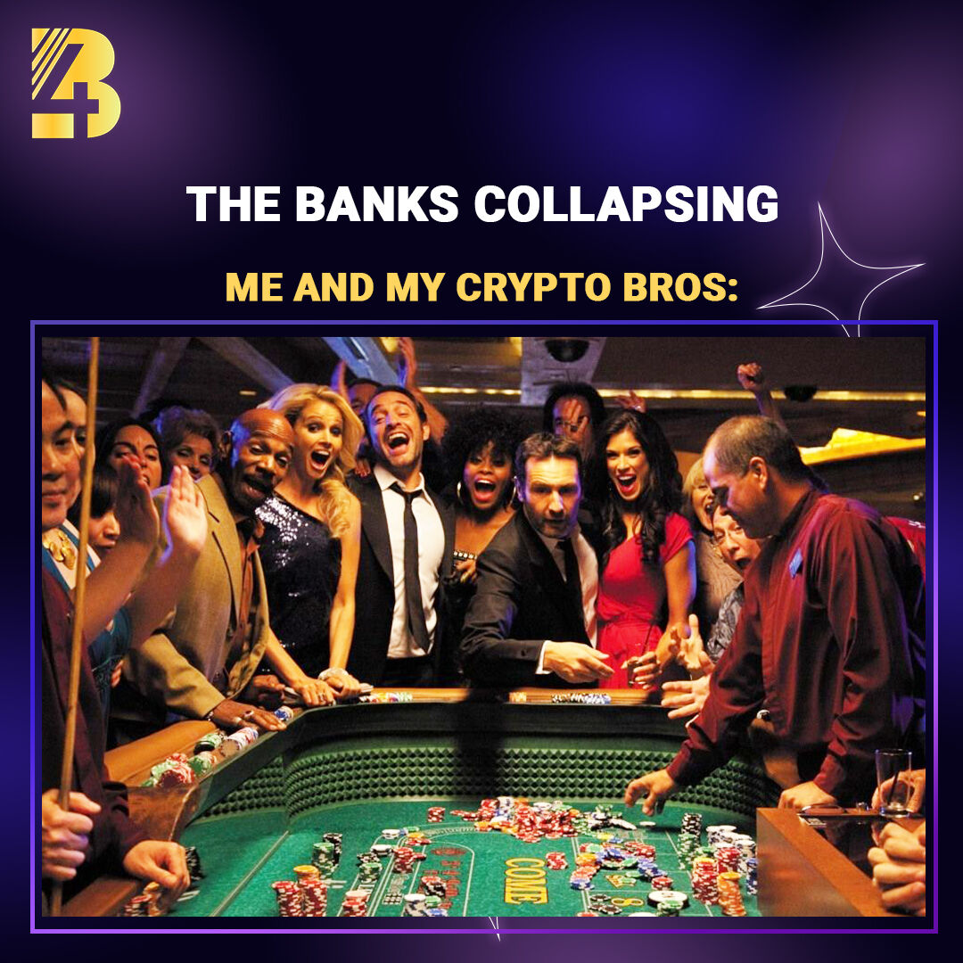 B4ChainOfficial's tweet photo. Navigating the storm as traditional banks crumble, my crypto crew and I are riding the wave of financial revolution! 

Making decentralization powerful. 💸 
.
.
.
.
#B4Hit #CryptoRevolution #DecentralizationPower #FinancialWave #FintechFuture #CryptocurrencyJourney #RidingTheStor https://t.co/rpJWXSmYNo