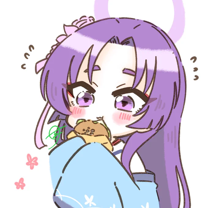 ユカリにハンバーガー食べて欲しい