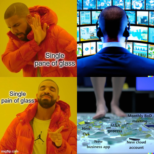 Cyburgerzz's tweet photo. #CISO life be like https://t.co/Rrs0QEsUL4