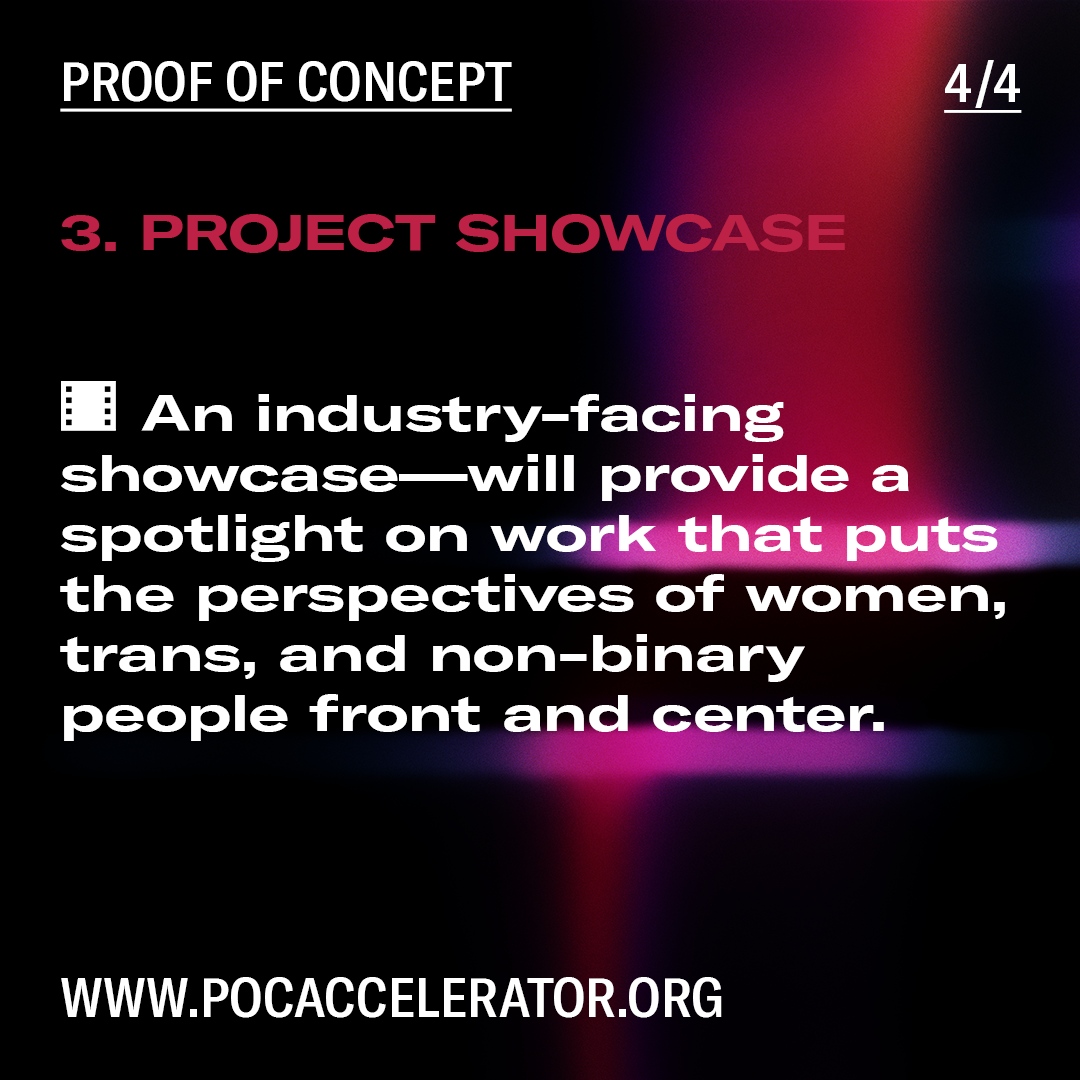 Have you submitted your application for PROOF OF CONCEPT yet? Swipe through to learn more about the 3 benefits: Film Funding, Project Showcase, and Mentorship.
Learn More: pocaccelerator.org
@inclusionists @netflix @wearenetflix #ascj #proofofconcept