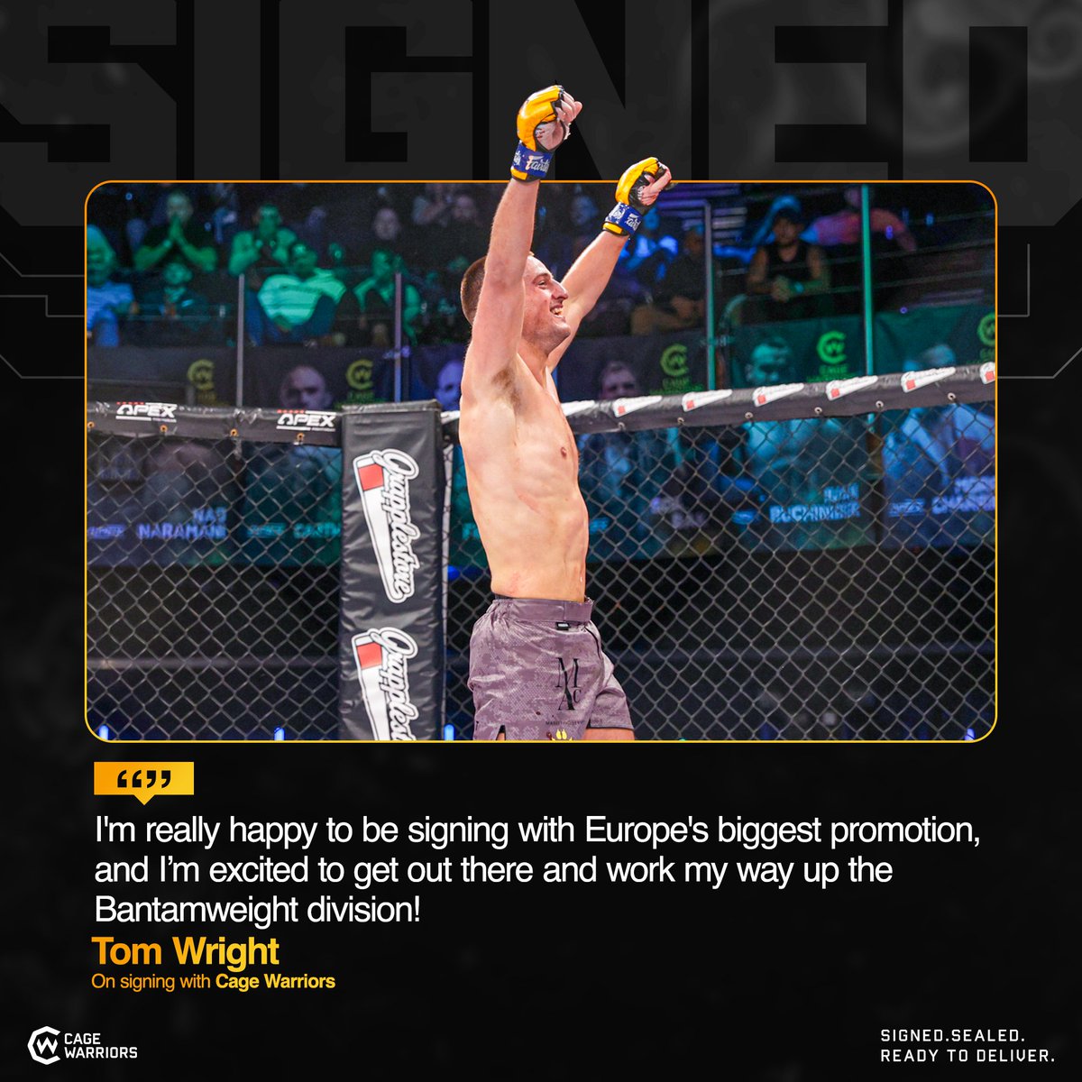 CageWarriors's tweet photo. Coming for the Top! 🔝 https://t.co/secPezqrTf