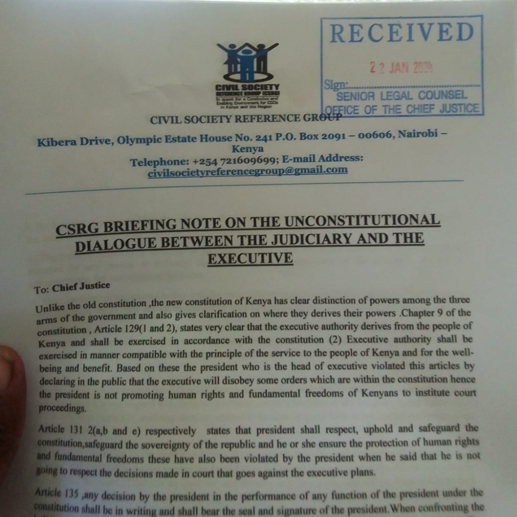 The Civil Society Reference Group Kenya tweet media