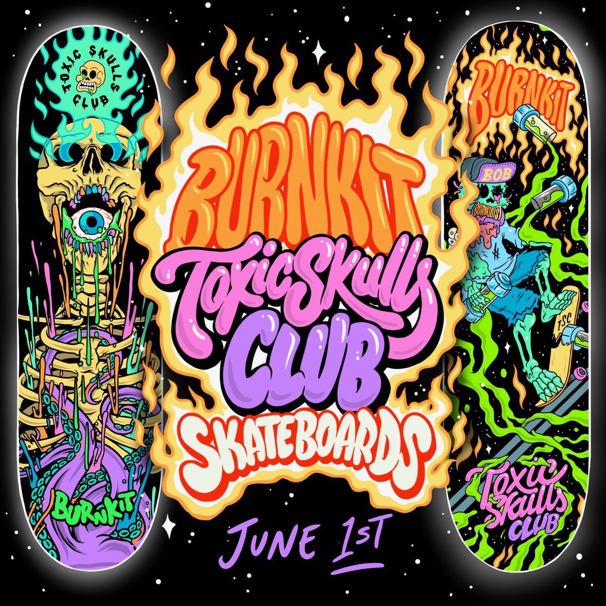 Gee Mmm Degens! Happy Monday! Did you know that <a href="/raicca_skate/">Raicca.Skate</a> won the silver medal at the Skate Park Pan-American Games in 2023 in Santiago, Brazil using a <a href="/ToxicSkullsClub/">Toxic Skulls Club</a> skateboard? #StayToxic #TSCgin #NFT #NFTCommunity