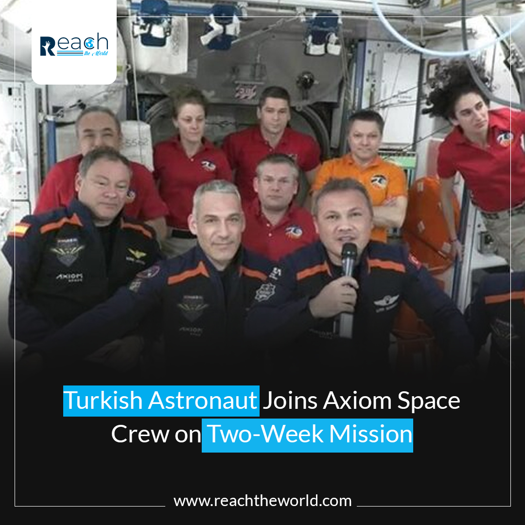 A four-member crew, including Turkey's first astronaut, arrived at the International Space Station (ISS) in a historic mission organized by Axiom Space.

#Reachtheworld #Fourmembercrew #Turkeys #Firstastronaut #InternationalSpaceStation #ISS #AxiomSpace #Privateexpedetion