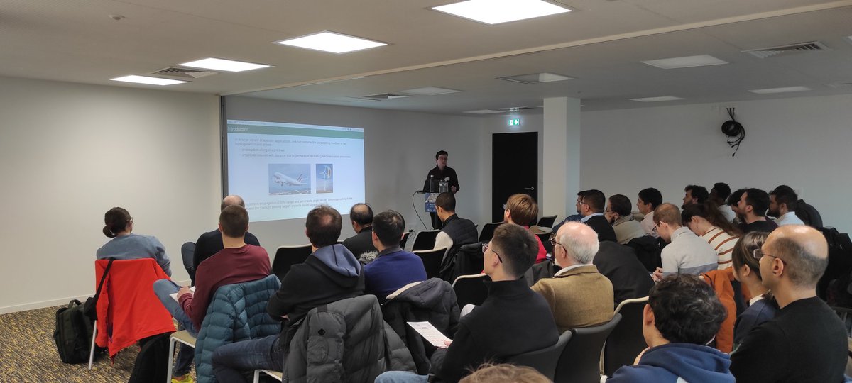 Opening lecture of the #MatFlow24 training school and research workshop ! We will be there until Thursday with researchers from all over the world (<a href="/lemanssonore/">lemanssonore</a> <a href="/IAGSLeMans/">Institut d'Acoustique Graduate School</a> <a href="/LAUM_UMR_6613/">Laboratoire d'Acoustique de l'Université du Mans</a> <a href="/LeMansUniv/">Le Mans Université</a> )