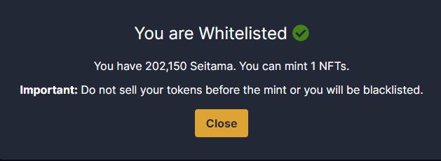 CrypTropicana's tweet photo. Why am I not whitelisted Seitama NFT????????
@TokenSeitama #NFT #Seitama $SEI https://t.co/K2R96VGZt8