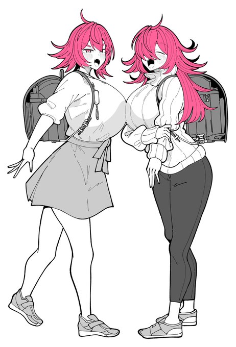 大きい双子と小さいお姉ちゃん
イラストのみ
#オリジナル 