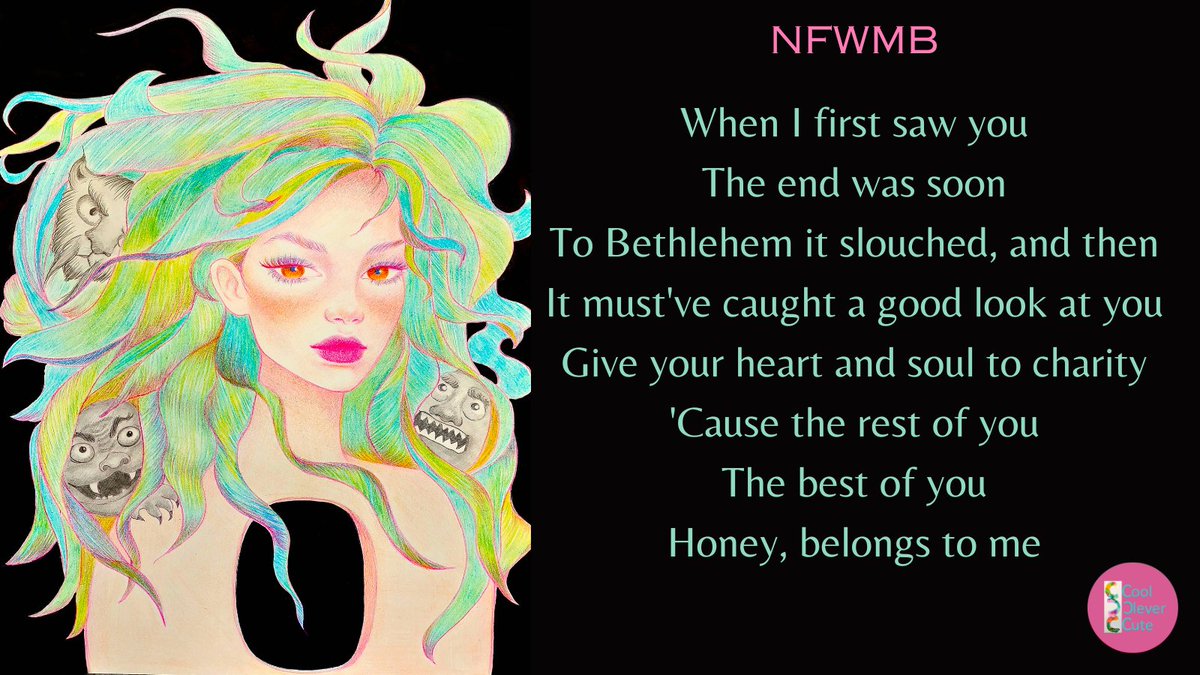 CoolCleverCute's tweet image. This drawing was inspired by a song about loving someone who’s scarily awful. A song which starts by casually referencing Yeats’ poem &quot;The second coming&quot; and then builds a lyrical masterpiece. A song that makes the f word sound poetic. #hozier #hozierart