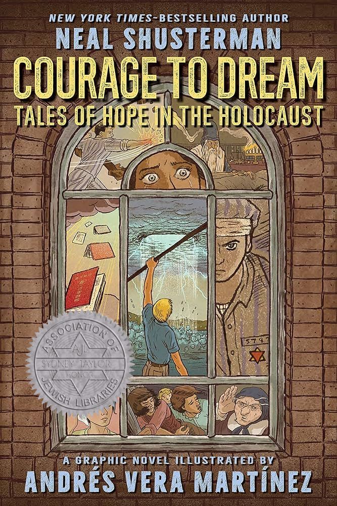 Assn JewishLibraries (@jewishlibraries) on Twitter photo Sydney Taylor Book Award 2024 Young Adult Honor: Courage to Dream by @nealshusterman illustrated by <a href="/andresvera/">andrés vera martínez</a>, published by <a href="/GraphixBooks/">Graphix Books 💥</a>, an imprint of <a href="/Scholastic/">Scholastic</a>
Mazel Tov!
#ALAYMA #ALA #LibLearnX #STBA #AJL <a href="/JewishLibraries/">Assn JewishLibraries</a>
Winners here: jewishlibraries.org/sydney_taylor_… Sydney Taylor Book Award 2024 Young Adult Honor: Courage to Dream by @nealshusterman illustrated by <a href="/andresvera/">andrés vera martínez</a>, published by <a href="/GraphixBooks/">Graphix Books 💥</a>, an imprint of <a href="/Scholastic/">Scholastic</a>
Mazel Tov!
#ALAYMA #ALA #LibLearnX #STBA #AJL <a href="/JewishLibraries/">Assn JewishLibraries</a>
Winners here: jewishlibraries.org/sydney_taylor_…