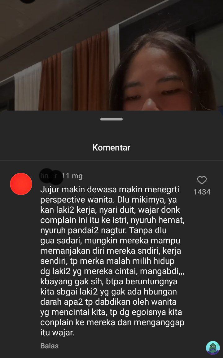 💚 nemu komenan kayak gini di app sebelah 🥰