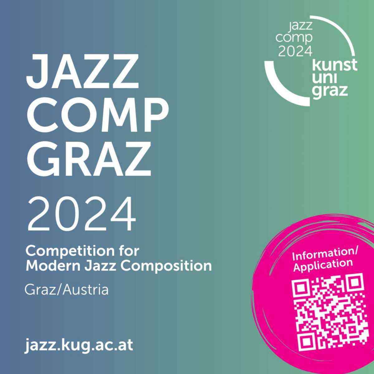 ⚠️¡Atención, apasionado del jazz, esto te interesa!⚠️ El Instituto de Jazz de @KunstuniGrazKUG organiza en 2024 el prestigioso concurso trienal de composición de jazz contemporáneo JAZZ COMP GRAZ 🎶🎺 Te invitamos a presentar tus obras ante un jurado de renombre internacional🌍👇