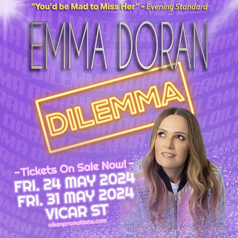 AikenComedy's tweet photo. Following her comical debut on @primevideouk's new series Last One Laughing: Ireland 😅 @EmmaLouDoran Brand New Show 'Dilemma' is coming Vicar Street in May 2024! 🙌 #LOLIRL
🎟️ Tickets on sale now - https://t.co/pyTTKdgCXz https://t.co/t0noPminx4