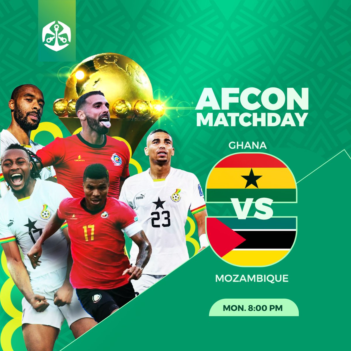 It's a battle of calculations as the #Blackstars face Mozambique in #AFCON2023 tonight.

Will the #Blackstars punch the numbers right for a victorious equation, or will Mozambique play the spoiler in this algebraic showdown?

Let us know your predictions.

#OldMutualGhana