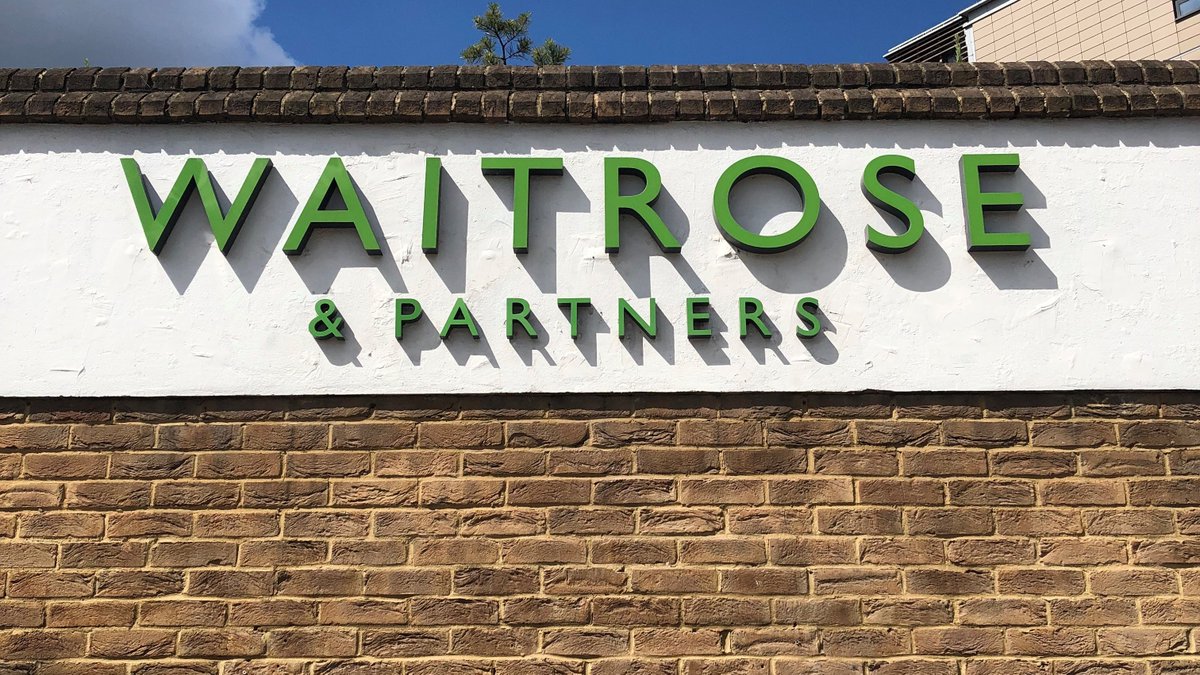 New Letters for Waitrose #signage #branding #installation