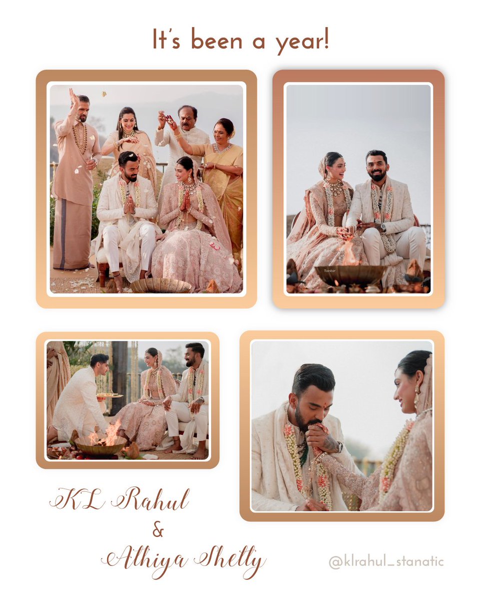 7171Imharish's tweet photo. May your love story keep inspiring us all ! 🥹🫰🫶🪬  

#klrahul  #athiyashetty #lomls #rahiya #memories #couples #1stweddinganniversary https://t.co/8EwTJX4Zc5